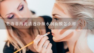 奥洛菲海泥清透净颜水润面膜怎么样